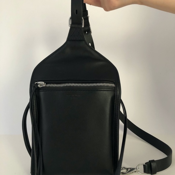 Elliot Sling Pack Smooth Leather Medium Crossbody - Picture 6 of 10